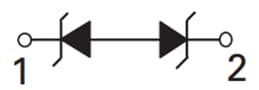 Block Diagram - Littelfuse SC1333 8pF 30kV Bidirectional Discrete TVS Diode
